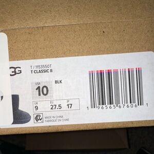 Toddler girls black Ugg boots